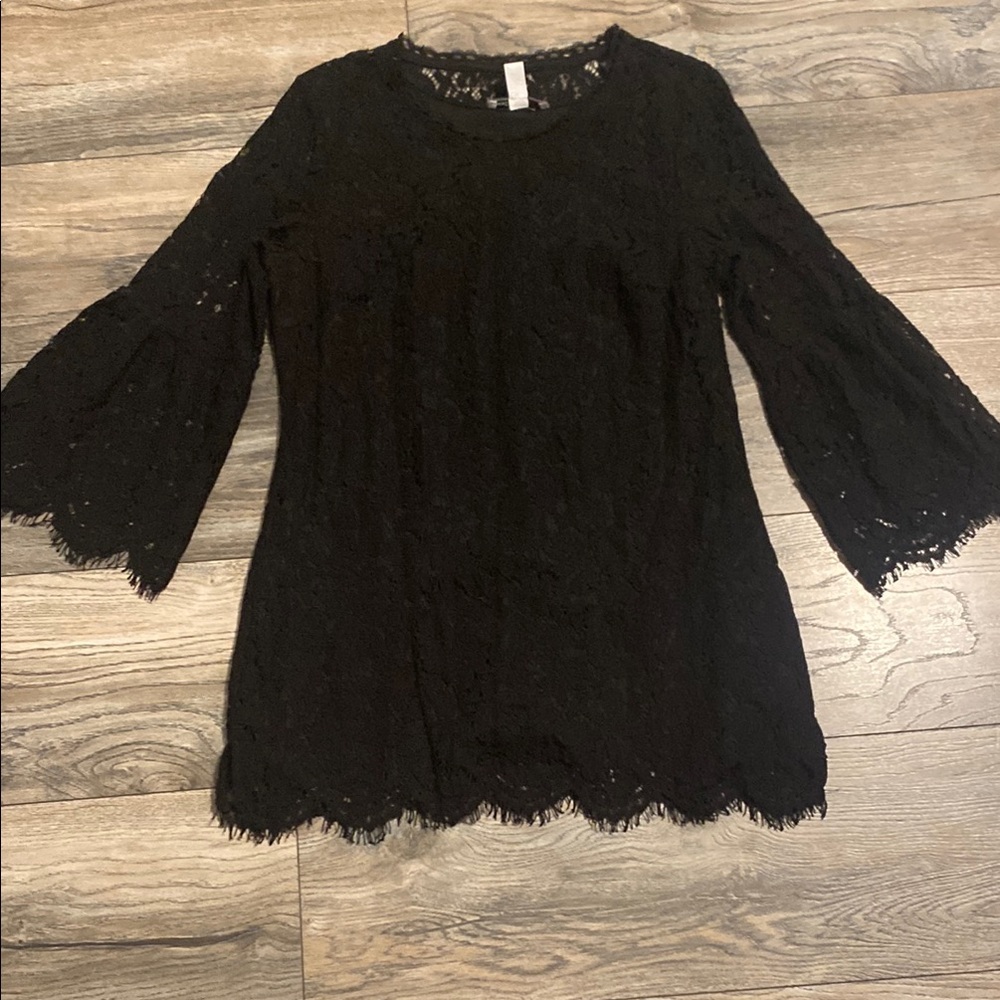 Isaac Mizrahi Black Lace Dress